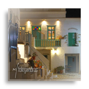 Φολέγανδρος | Το Κάστρο τη Νύχτα